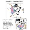 2 Pcs Wall Sticker Butterfly English Slogan Girl Flower Wall Sticker Paper Living Room Decoration Self Adhesive