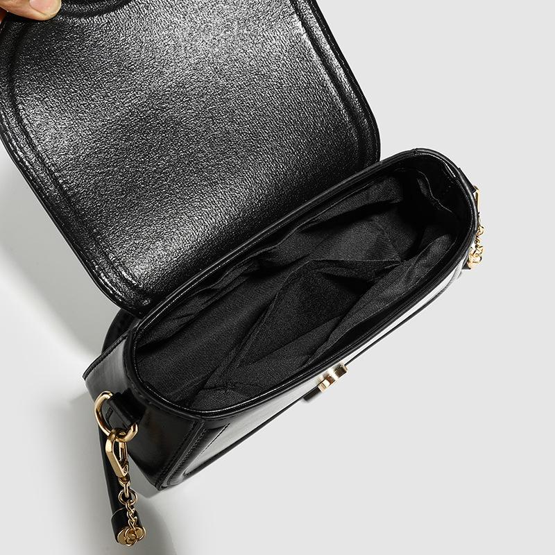 Сумка-седло из текстурной ткани «ниша» Французская сумка через плечо подмышкой Ретро-модная маленькая квадратная сумка