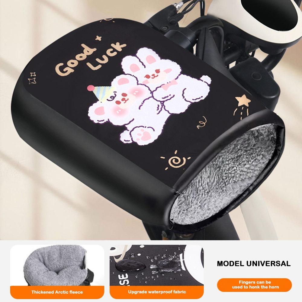 Waterproof Electric Bike Handlebar Cover Thick Bicycle Grip Sleeves Handle Cover Cycling