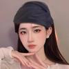 Mesh Mesh Hair Hoop French Style Hat Shape Hairband Sweet Yarn Half Hat Headband  Girl