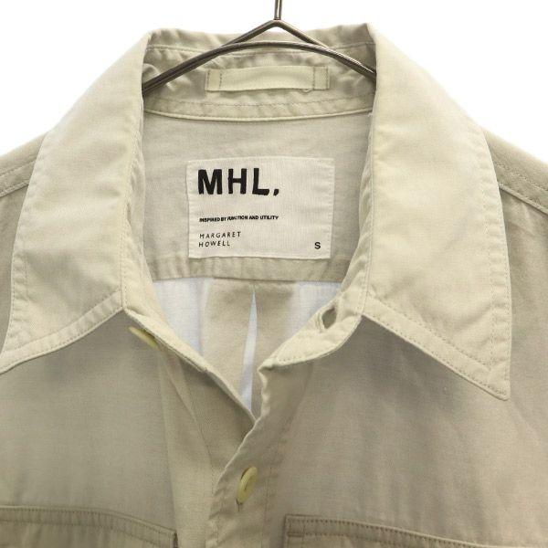 MHL. Long Sleeve Shirt S Gray Margaret Howell Cotton Shirt Men's Used