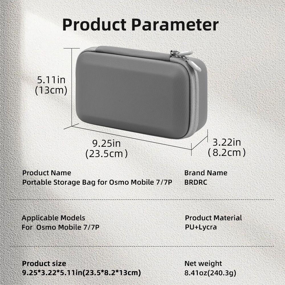 Protective Carrying Case Waterproof Handbag for DJI Osmo Mobile 7/7P Handheld Gimbal Accessories