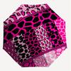 1PC Leopard Print Giraffe Print Umbrella-8-Rib Reinforced, Automatic Open, Lightweight & Durable, Cute Fashion Accessory for Outdoor-T379