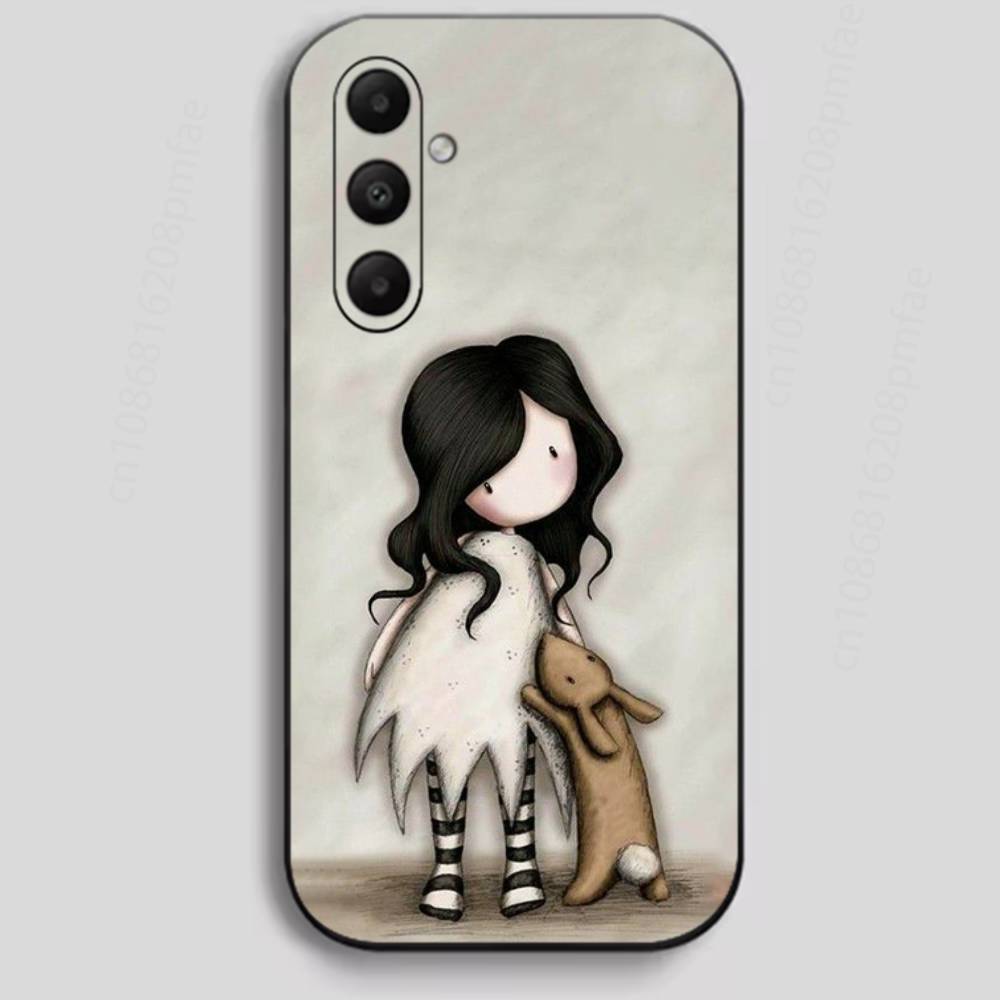 Милый S-Santoro G-Gorjuss чехол для телефона Samsung Galaxy A73,23,53,33,24,72,22,52,32,54,A34 Мягкий чехол