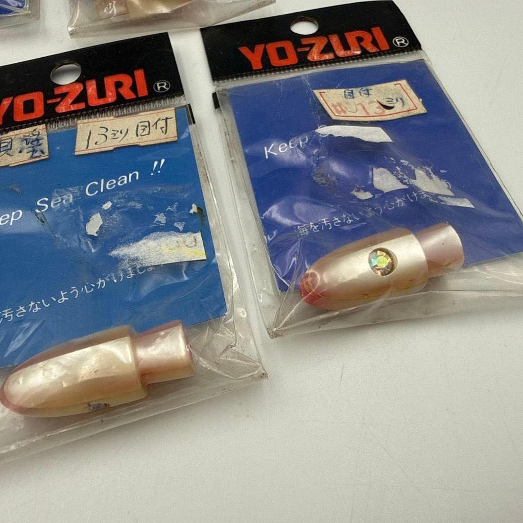 Б/у Редкий Yozuri Shirachogai Kagura Плавающий шар 13 мм 7 штук Без веса Глазная приманка Kagura Траллинг
