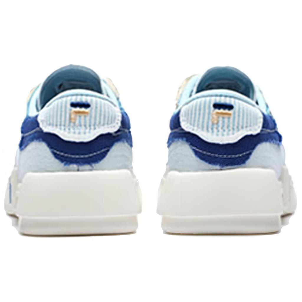 Fila Fusion Кеды на низком ходу Pop White Special из синтетической кожи, женские кроссовки, синие T12W228207FSN