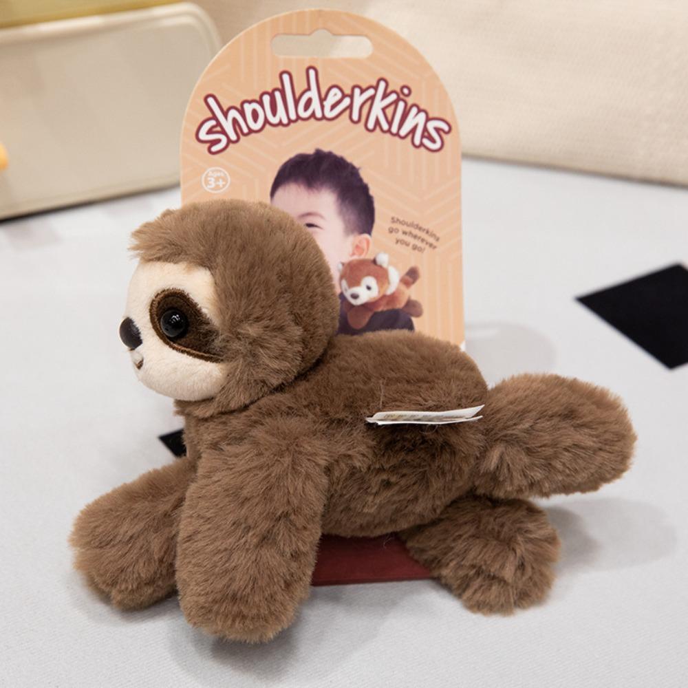 Octopus/Tiger Shoulder Plush Toy Panda Raccoon Magnetic Stuffed Toy School Party