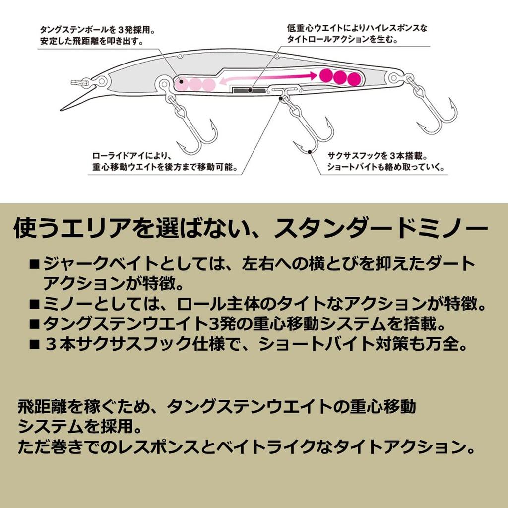 Daiwa Bass Steez Minnow Champagne Crokin 110SP SR Lure