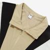 Reebok Ветровка с воротником-стойкой Twin Vector Color Block, удобная дышащая куртка на молнии, унисекс, бежевая REJU4EJ39I2
