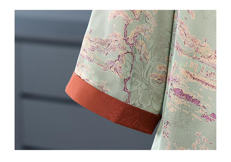 Летняя одежда: Рубашки в китайском стиле для женщин среднего и пожилого возраста, одежда для бабушек, топы с круглым вырезом в национальном стиле для мам