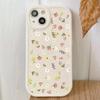 Чехол для мобильного телефона iphone11promax с полноэкранным мелким цветочным рисунком, маленький свежий, для Apple 11, противоударный, 11 /11/11