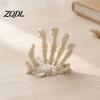 Creative Gift for Friends Skeleton Hand Figurine, 3D Printed Realistic Bone Skull Sculpture, 3d Gothic Dark Aesthetic Desktop Ornament Home