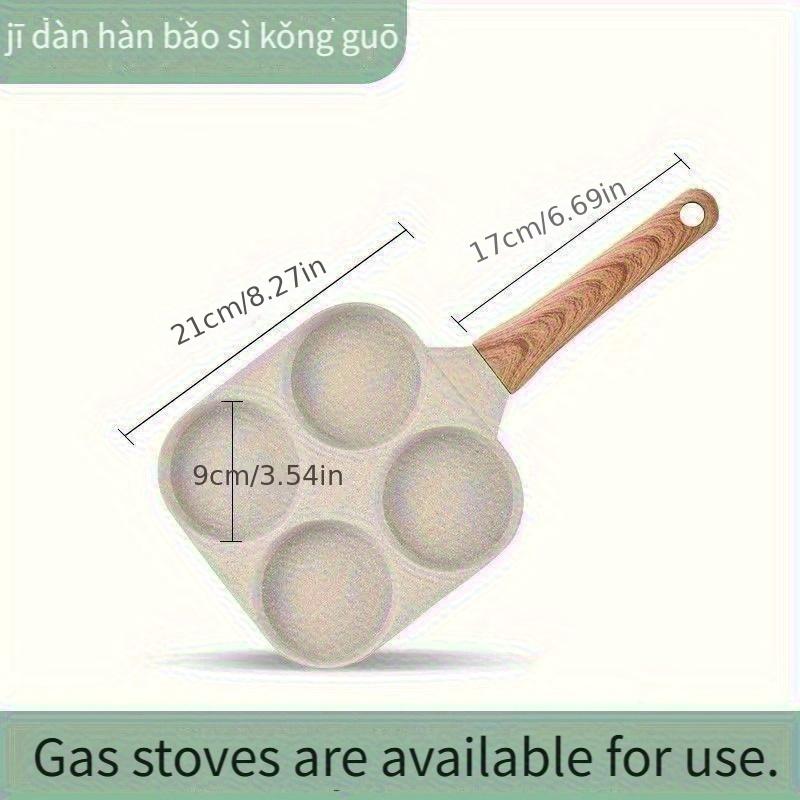[3-in-1 Frying Pan] 3-in-1 Non-Stick Granite-Coated Aluminum Frying Pan | Flat Bottom & Multi-Compartment Design | Dishwasher Safe, Induction