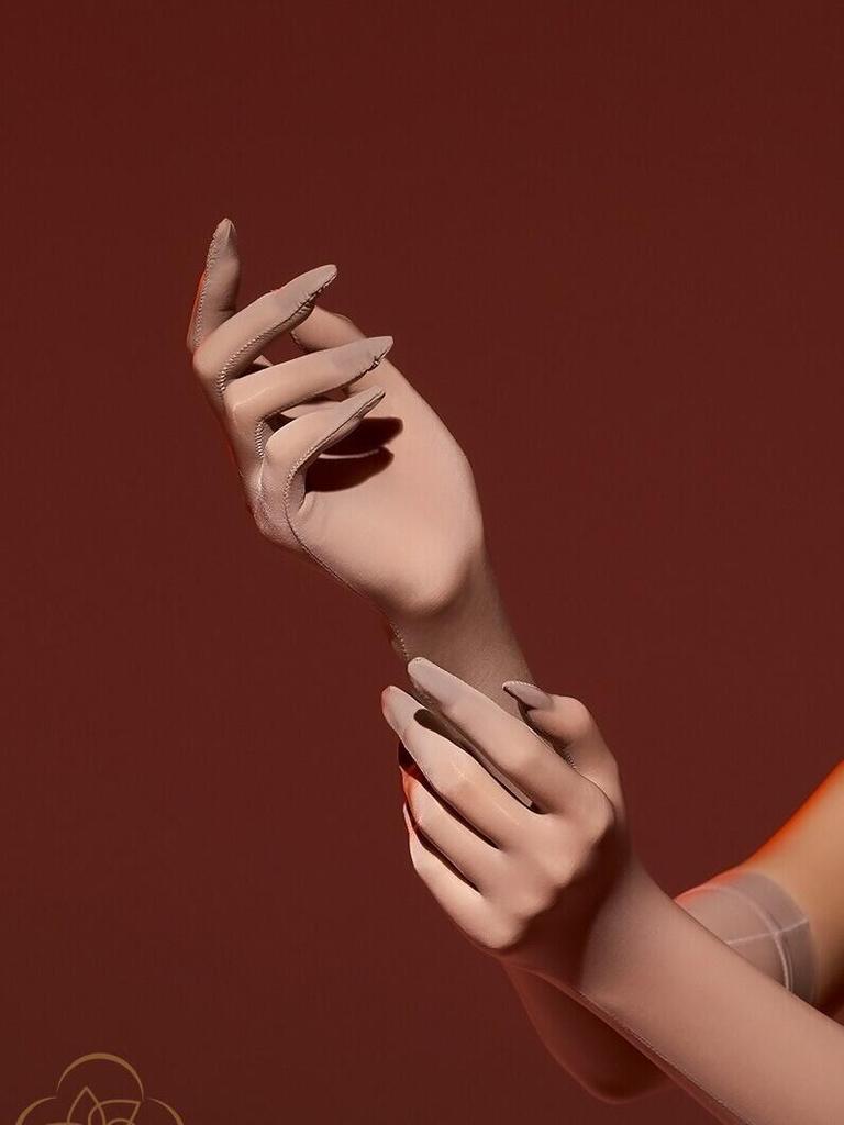 Конфиденциальные Черные Глянцевые Шелковые Авиационные Перчатки - Унисекс, Бесшовные, Пятипалые, Шелковистые