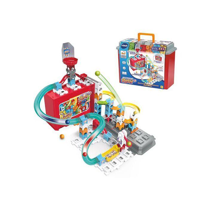 Marble Run Storage Box - VTech - Carrying Case - 70 Pieces - 5 Colored Marbles