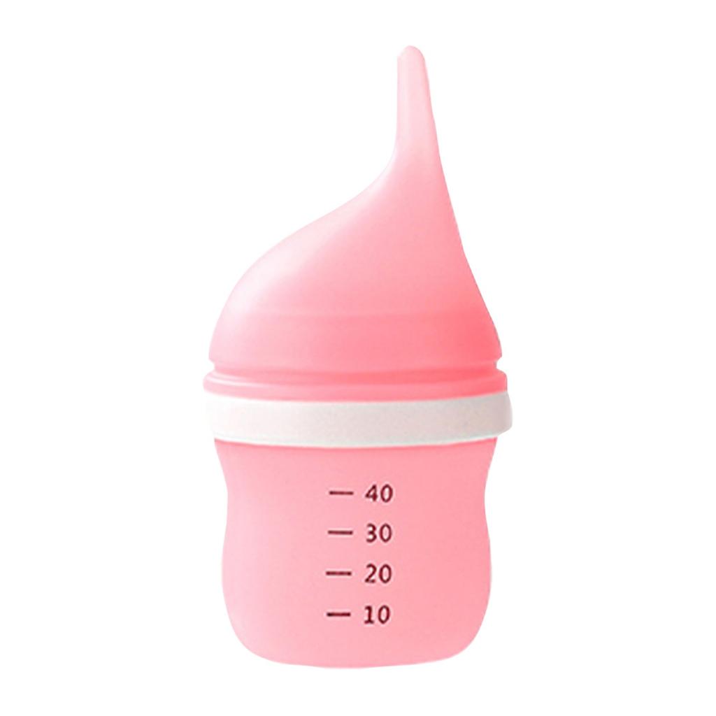 Миска для корма из бутылочки для домашних животных, полный набор поилок с тонким носиком из силикона для кошек, кормушка с защитой от укусов