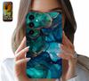 Samsung Galaxy S24 Fe Tok Elegáns Márvány Kő Minták + Üveg