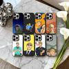 Чехол для телефона G-GTO-Onizuka T-Teacher-R для iPhone 17, 16, 15, 14, 13, 12, 11 Plus, Pro Max Черный Покрытие Серебряный Конфетный