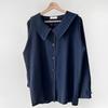 New Arrivals Open Run Women Stitch Design Collar Neck Oversize Shirt Nk Olr 001