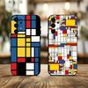 Чехол для телефона Grid T-TOPLBPCS M-Mondrian для Samsung Galaxy A73, A72, A71, A70, A53, A52, A51, Мягкий силиконовый черный чехол