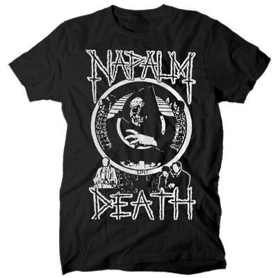 Черная футболка унисекс Napalm Death Live Corruption