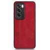 Для Oppo Reno12 5G (Глобальный) Чехол Прострочка Линия Покрытый ПУ кожей ПК+ТПУ Чехол для телефона