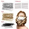 20Pcs Gold Gifts Headwear U-shaped Barrette Waved Hair Pins Hairclips