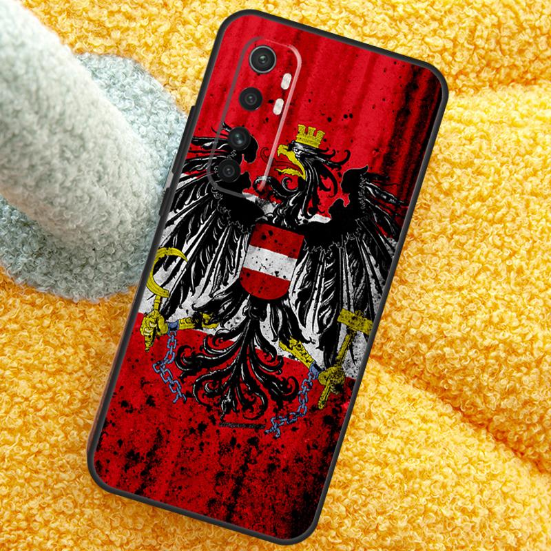 Чехол с флагом Австрии для Xiaomi 15T 14T 13T 14 15 Ultra 17 Pro Max Чехол для POCO F8 F7 F5 F6 X5 X6 X7 Pro