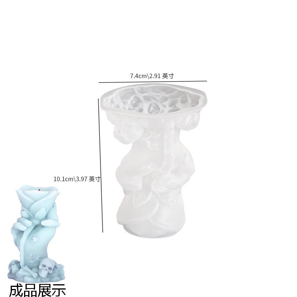 3D Силиконовая форма для свечи в виде руки ведьмы, когтя призрака, шара из роз, черепа на Хэллоуин, для изготовления восковых поделок, для домашнего декора и DIY проектов