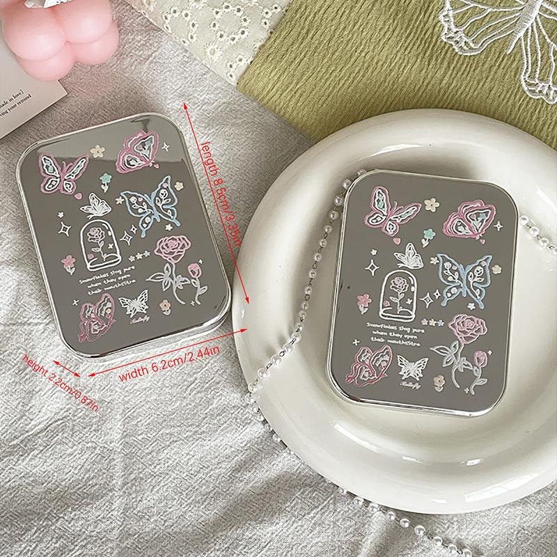 Два контейнера для контактных линз для девочек портативный мини-бокс для хранения контактных линз комплект