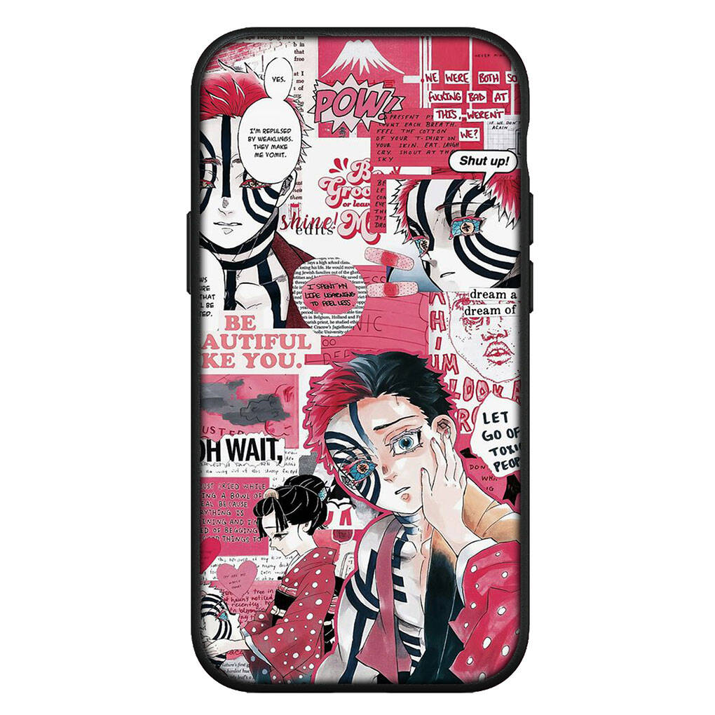 Чехол для iPhone 17 16 15 Xiaomi Poco Redmi Note 14 13 12 Pro Max 9 16e Samsung Galaxy S25 S24 S23 OPPO Huawei Мультяшный Клинок, рассекающий демонов Аказа Чехол для телефона