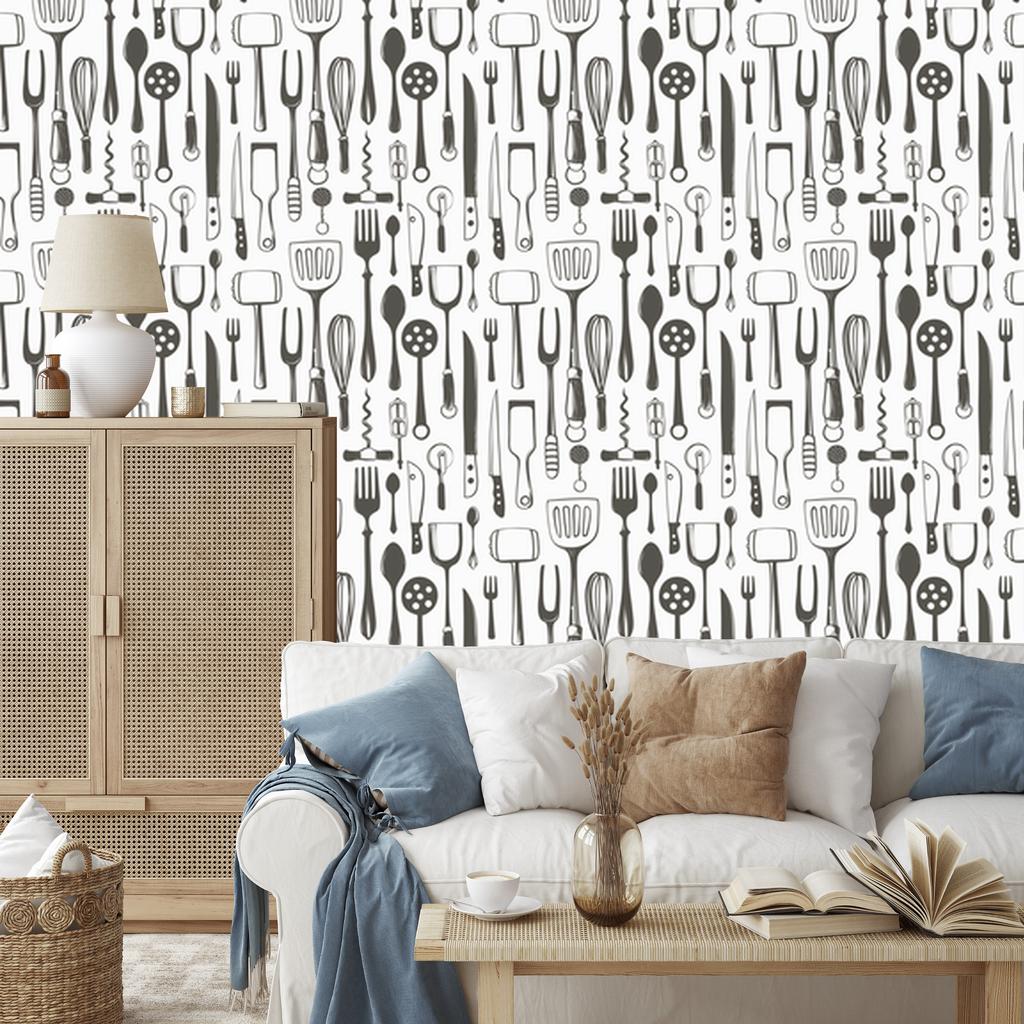Wallpaper Accessories for the living room and bedroom 50x1000