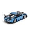 POP RACE Mazda RX7 Widebody Синий Хром Готовое изделие PR640223 1/64 REAmemiya