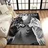 1PC Custom Name Wolf Moon Night Theme Floor Mat Ideal for Living Room, Game Rooms, Office, Bedroom, Office Floor Mat , Floor Mats for Home