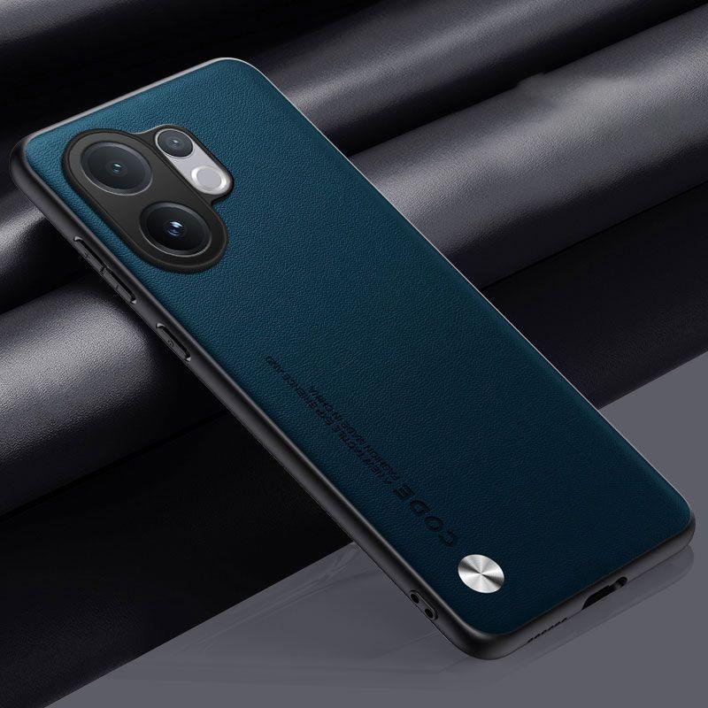 Чехол из ПУ кожи для Vivo V60 5G Задняя крышка Силиконовый Полная защита камеры Чехол для телефона для Vivo V2511 V 60 VivoV60 Матовый Capa