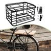 Rear Rack Bike Basket Bicycle Dog Carrier, Cargo for Carrying, Groceries, Hiking