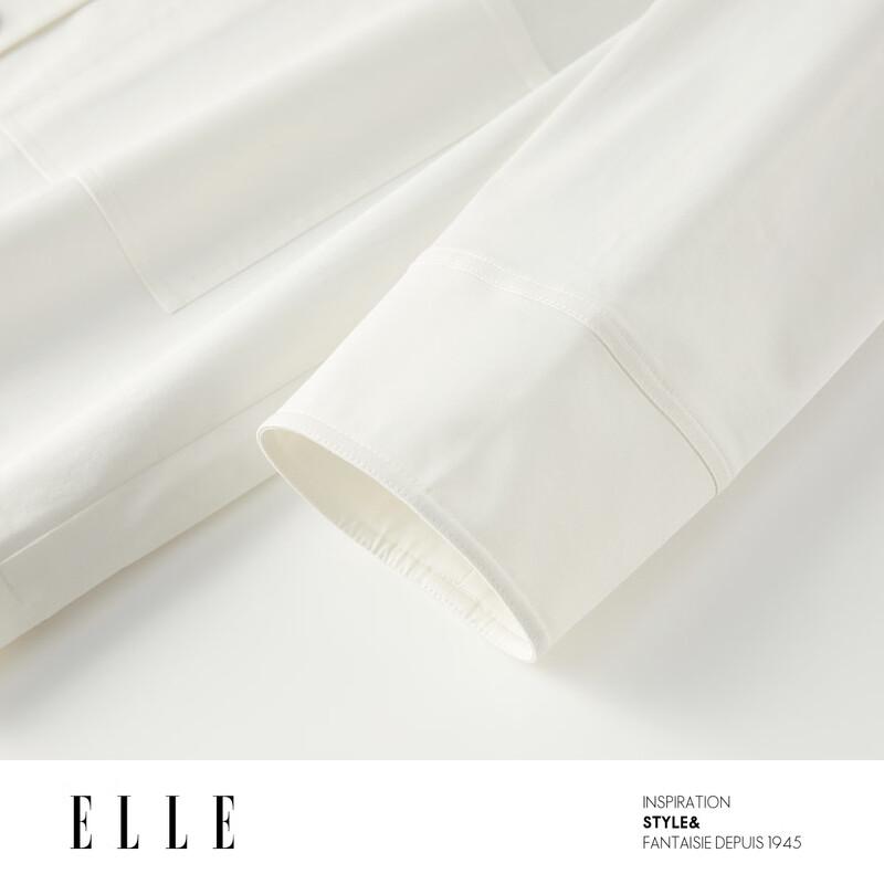 ELLE Женский французский двубортный тренч средней длины в стиле колор-блок
