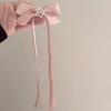 Длинный ленточный бант заколка для волос милая девушка балетная заколка для волос женские аксессуары для укладки тонких волос французские заколки