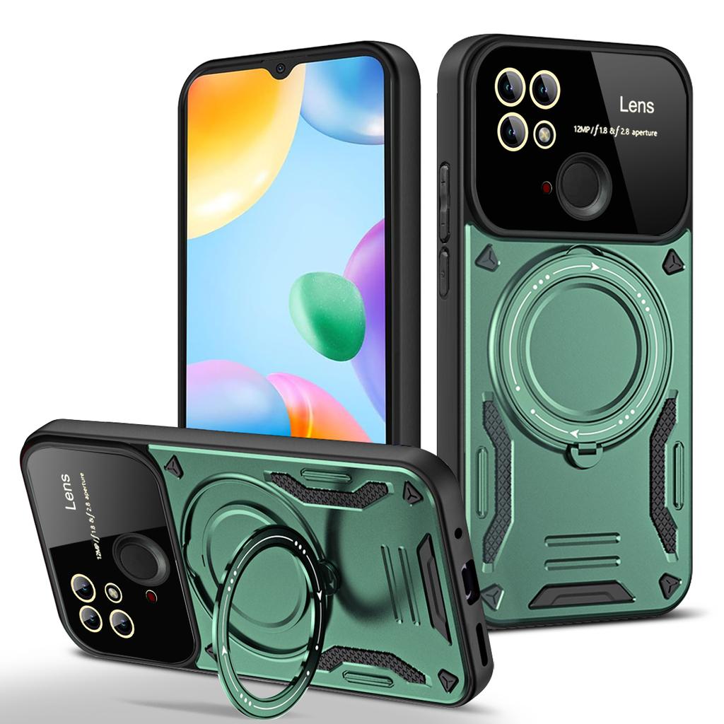 Для Xiaomi Redmi 10C Чехол Кольцо Стенд Броня Ударопрочный Чехол Для Redmi 10C 10 C Magsafe Беспроводное Зарядное Устройство Магнитный Чехол Для Redmi10C