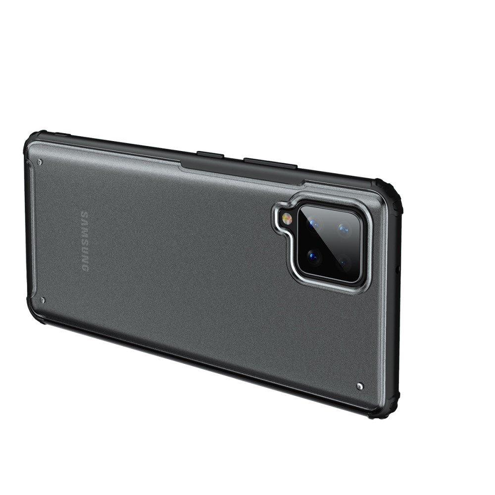 ERBORD AntiDrop Matte Hybrid Case for Samsung Galaxy A42 5G, Black
