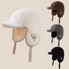 Polar Fleece Women Winter Caps Windproof Girls Ear Protection Cap Plush Pullover Hat Outdoor