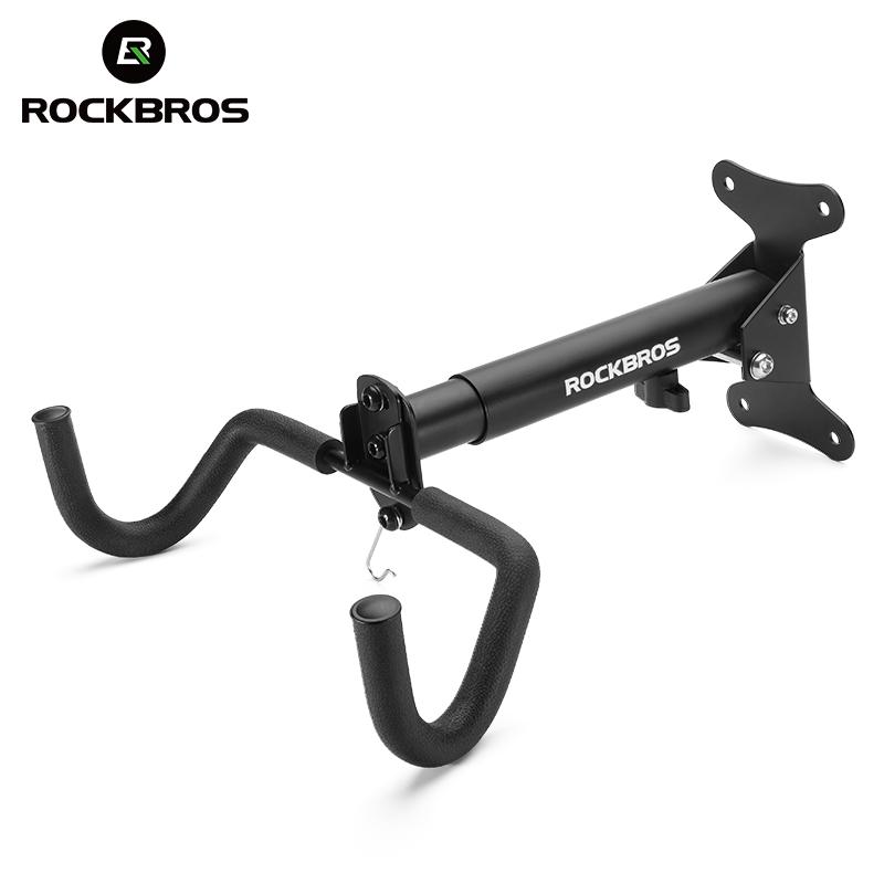 ROCKBROS Настенный держатель для велосипеда Гараж Дом Регулируемый держатель для велосипеда Горизонтальный крюк для велосипеда Утолщенный усиленный держатель для горного и шоссейного велосипеда