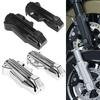 Black Motorcycle Front Lower Fork Covers ABS Plastic For Harley Touring Electra Street Road Glide King FLHR FLTRX FLHX 2014-2022