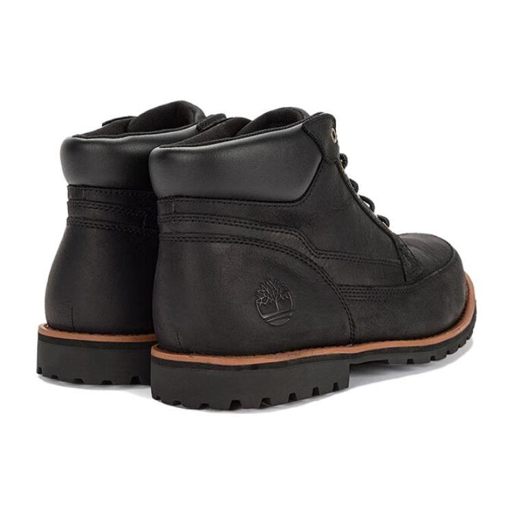 Timberland Мужские ботинки-чукка Attleboro Premium 'Черная полнозернистая кожа' A6581
