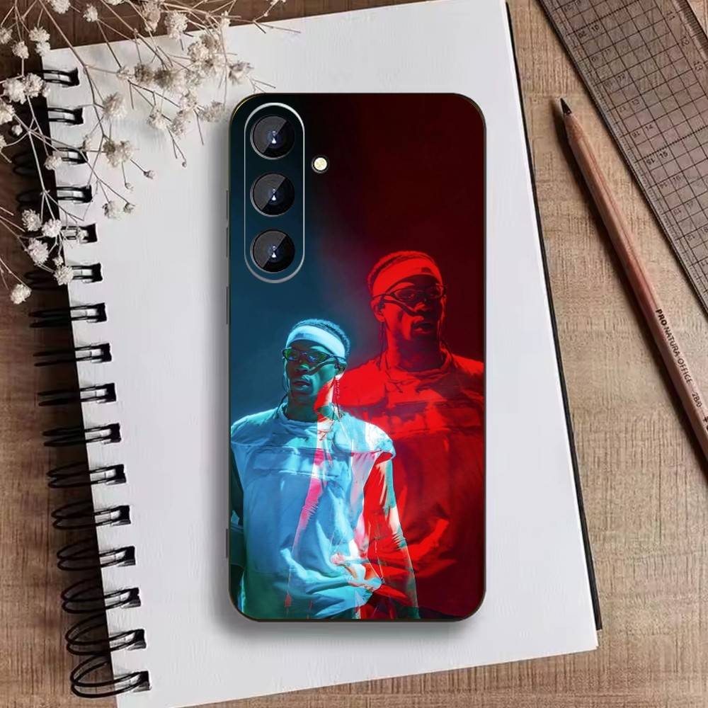 Чехол для телефона T-Travis Scott S-SICKO MODE для Samsung Galaxy A73, A72, A71, A70, A52, A51 и других. Мягкий черный чехол.