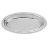 26cm Stainless Steel Oval Sizzle Platter Serving Platter Appetizer Dinner Plate Dishes For Home Restaurant