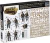Master Box 1/35 Scale German Panzergrenadier (Set of 6) - Multi-Pose Style Plastic Model Kit MB35137