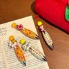 Yousheng Креативная шариковая ручка Плавное письмо Скручивающаяся ручка-шар для боулинга Дофаминовые яркие цвета Ручка Забавная настольная игрушка Подарок на год Лошади