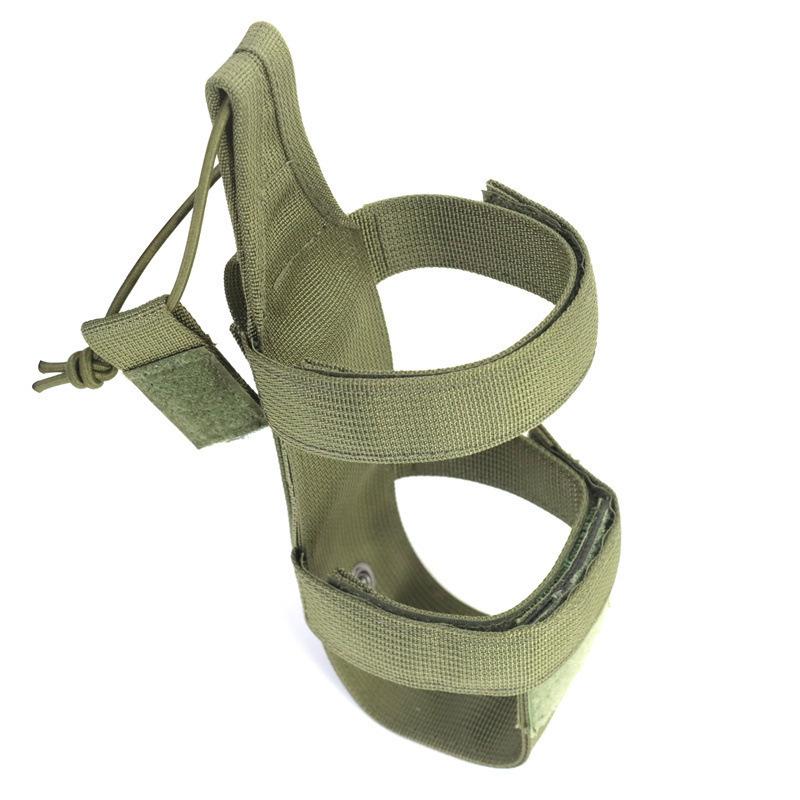 1Pc Adjustable Webbing Tactical Water Bottle Holder Molle Attachment Backpack Waist Water Cup Sleeve Storage Pouch 4
