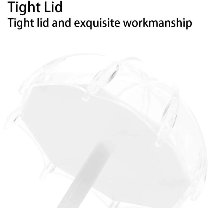 12 шт. Мини-пластиковый контейнер для конфет в форме зонтика для свадебных подарков на день рождения, вечеринок, украшений для детского душа, подарочных коробок для конфет